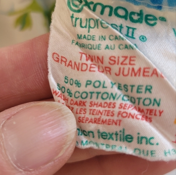 VINTAGE Twin/single Bedding 4pc Combination, Texmade, Cotton/poly Blend - Picture 7 of 15